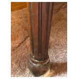 Antique Dental Cabinet with Marble Top and Glass Doors