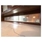 Antique Dental Cabinet with Marble Top and Glass Doors