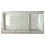 Assorted Dental Trays - Milk Glass Instrument Trays