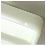 Assorted Dental Trays - Milk Glass Instrument Trays