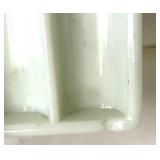 Assorted Dental Trays - Milk Glass Instrument Trays