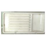 Assorted Dental Trays - White Milk Glass Instrument and Procedure Trays