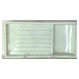 Assorted Dental Trays - White Milk Glass Instrument and Procedure Trays