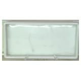 Assorted Dental Trays - White Milk Glass Instrument and Procedure Trays