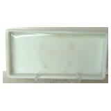 Assorted Dental Trays - White Milk Glass Instrument and Procedure Trays