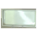 Assorted Dental Trays - White Milk Glass Instrument and Procedure Trays