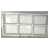 Assorted Dental Cabinet Milk Glass Trays