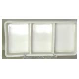 Assorted Dental Milk Glass Trays