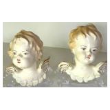 Lot of Vintage Porcelain Napcoware Angel Figurines and Cherub Busts