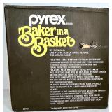 Assorted Vintage Table Linens, Decor and NEW OLD STOCK Pyrex Pie Plate