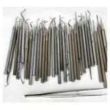 Assorted Dental Hand Instruments and Tweezers Lot #1