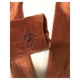 Givenchy Sport Velvet Blazer Size 16 Brown Satin Lining