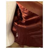 Givenchy Sport Velvet Blazer Size 16 Brown Satin Lining