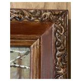 Two - Sided Framed Original Oil Paintings: Signed Don Harvey Harbor Scene and A. Bondarenko 1969 Winter Forest