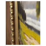 Double Sided Framed Landscape Oil Paintings, Signed and Unsigned