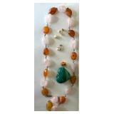 Stone Necklace & Pendant, Bracelet, Travel Case & Briefcase