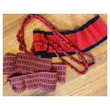 Ukrainian Embroidered Blouse and Folk Costume Accessories Set