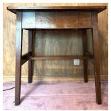 Small Wooden Desk with Drawer