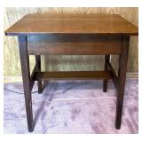 Small Wooden Desk with Drawer