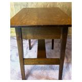 Small Wooden Desk with Drawer