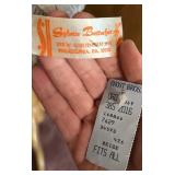 Sylvia Beitsch Beige Embellished Sheer Shawl Wrap Fits All