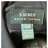 Jones New York 20W Top and Onyx Nite by Wendye Chaitin Pants Set, Navy Ralph Lauren Blazer, Plus Size