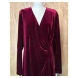 Robbie Bee Maroon Dress & Positive Attitudes 2-Piece Suit & Onyx Size 20 Dress