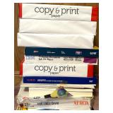 Bulk Office Paper and Mailing Labels Assortment, Mixed Brands