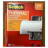 Scotch Advanced Thermal Laminator with 200 Thermal Laminating Pouches