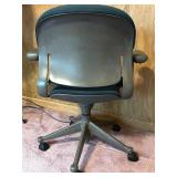 Office Task Chair with Adjustable Armrests and Rolling Base