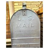 Large Vintage Superior Sheet Metal US Mailbox Indianapolis IN