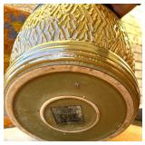 Outdoor Decor Lot with Doormat, Flag Stand, Planter, and Garden Spinner