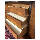 Bedroom Suite: Lowboy Dresser with Mirror, Tallboy Dresser, Bed Frame, 2 Nightstands