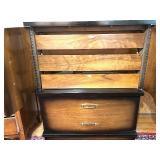 Bedroom Suite: Lowboy Dresser with Mirror, Tallboy Dresser, Bed Frame, 2 Nightstands