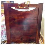 Rustic Solid Cedar Blanket Chest