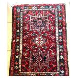 Lot of 4 Vintage Hand-Knotted Wool Area Rugs - Various Oriental Designs