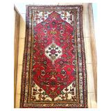 Lot of 4 Vintage Hand-Knotted Wool Area Rugs - Various Oriental Designs