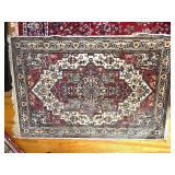 Lot of 4 Vintage Hand-Knotted Wool Area Rugs - Various Oriental Designs
