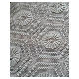 Lot of 2 Vintage Handcrafted Bedspreads and Table Runner