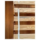 Wooden Slat Queen Bed Frame with Headboard