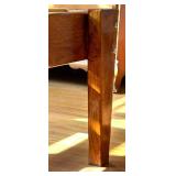 Wooden Slat Queen Bed Frame with Headboard