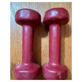 Set of 2-LB and 4-LB Dumbbells, Pair Each