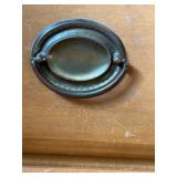 Six-Drawer Dresser With Mirror, Medium Wood Finish