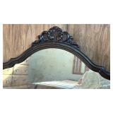 Vintage Wood Side Chair and Ornate Wall Mirror. SEE ALL PHOTOS