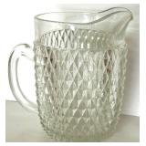 Ruby Red & Clear Glassware Lot - Lenox, Vintage Bowls, Plates, Pitcher