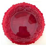 Ruby Red & Clear Glassware Lot - Lenox, Vintage Bowls, Plates, Pitcher