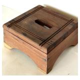 Wood Kitchen/Bathroom/Office Organizers and Step Stool Lot