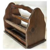 Wood Kitchen/Bathroom/Office Organizers and Step Stool Lot