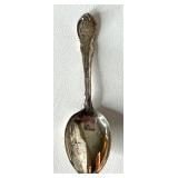 Lunt Sterling Silver Spoon with Glass and Linen Assortment