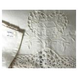 Lunt Sterling Silver Spoon with Glass and Linen Assortment